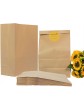 30pcs Large Brown Paper Bags 33 x 15.5 x 42cm Sandwich Food Bags,Brown Paper Gift Bags,Recycled Paper Bags Party Wedding Festive Paper Bags - B09TP6YMHXX