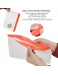 6PCS Food Storage Bags Clear Freezer Fruit Bags Reusable Sandwich Bags Ziplock Lunch Bags Flat Bottom for Kids Food Storage Bags for Home Travel Kitchen Large And Small - B08FC2NVQLB