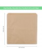 Brown Paper Strung Food Sandwich Bags REALUS 200PK 10” x 10” Made in Britain Strong Kraft Eco Greaseproof Reusable Lunch Carrier Bag for Sweet Popcorn Cookie Delivery Burger Mushroom Groceries - B09XJ19PKJZ