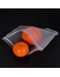 MAXPERKX 12 Silicone Ziplock Bags for Food & Freezer Storage Reusable & Resealable Freezer Bags BPA Free Leakproof Freezer Bag Sandwich Pack of 12 | 6 Medium 22x12cm 6 Large 22x18cm - B09RKG7ZV3E