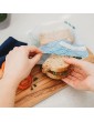 Nom Nom Reusables – 4 Reusable Sandwich Bags large ziplock bags for sandwiches bagels soup or salads freezer safe and dishwasher safe - B08MV8PKKHK