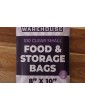 Party Warehouse 100 Clear Small Food Storage and Freezer Bags 8X10 20cm X 25cm Great for Sandwiches Snacks Food Storage and Kitchen Organisation Disposable Poly Bags - B09J653DK1M