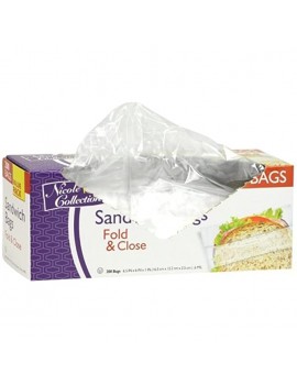 Sandwich Bags Value Pack 200 Count Fold & Close Bags - B0053KOZKIT