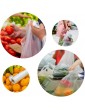 St@llion 200 Pieces Large Food & Freezer Resealable Clear Plastic Storage Sandwich Bags with Tie Handles for All Types of Food Preservations - B08KGDPV45V
