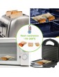 Toastie Bags for Toaster Reusable Toaster Pockets Toasted Sandwich Bags FDA Approved Heat Resistant Non-Stick in 3 Different Sizes 6pcs with Food Tong 1pcs - B08H518MM4W