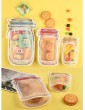WSNDM 30 Pcs Mason Jar Bottles Bags 3 Size Durable Airtight Seal Bags Reusable Candy Bag Food Storage Bag Snack Sandwich Ziplock Bags Leak-Proof Zip-Lock Bags for Home Travel Camping Picnic - B09QCWFTV7O