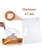 Zip Lock Re Useable Plastic Resealable Food Storage Bags 2 Gallon Size 15 Bags Great for Home Office Vacation Travelling Sandwich Fruits Nuts Cookies Or Any Storage Needs 33cm x 39.6cm - B0092EEXCQN