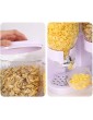Double Cereal Dispenser Dual Control Candy Dispensers Clear Container with 2 Cups Kitchen Storage Tank for Sweets Nuts Granola Cereals - B01JBK1IW8N