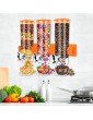 HINAA Cereal Dispenser Cereal Storage Containers Triple Sweet Dispenser Candy Dispenser Machine Canister Dry Food Dispenser Convenient Storage For Grains Coffee Beans Nuts - B0B2WR2DNMF