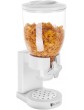 Royal Catering Cereal Dispenser Dry Food Container Single RCCS-3.5L Capacity of 3.5 L Transparent polystyrene Height of spout: 7 cm Spill Tray Simple portioning White - B074M5LSYWL