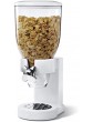 Shine ® Single Cereal Dispenser Dry Food Container Pasta Kitchen Machine White & Black White - B06X9XKSNVZ