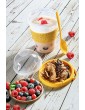 Shopivaa The Original Take & Go 600ml Yoghurt Pot for Breakfast Granola Muesli Cereal Overnight Oats to go Yogurt Pot with Spoon Lid Leakproof Plastic Dishwasher Safe Set of 2 Green & Yellow - B09KNX37MGT