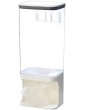 WSND Wall-Mounted Dry Food Dispenser Cereal Dispenser,Storage Cereal Container for Cereal,Rice Kitchen Storage Containers B - B098QZH3DBH