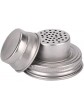 1 PCS Can Lids Stainless Steel Regular Mouth Mason Jar Shaker Lids Cocktail Shaker Cover Spice Lid for Mixed Drinks House Cocktail Mix Spices Sugar Salt Peppers Silver - B09V7MMX36L