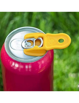 6PC Beer Can Protector Can Opener Can Lid Soda Lid Sealer Beer Shield Beverage Lid Protector for Beer Juice Soda etc. Color Random - B0B19LRB8VM