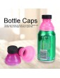 6Pcs Color Mixed Caps Snap Bottle Top,Reusable Useful Snap On Pop Can Bottle Caps for Cool Soda Drink Lids - B08DHWLYG5X