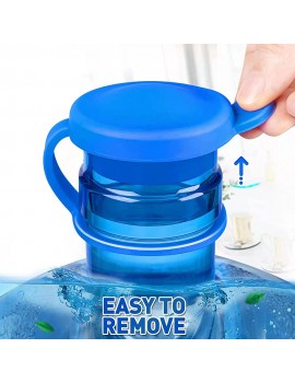 Aosbset 5 Gallon Water Jug Caps Reusable Replacement Cap Silicone Spill-Resistant for Home - B0B1J1GW8JW
