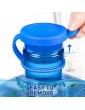 CHAOMEI Pack of 4 Silicone Water Jug Caps Reusable Water Bottle Caps Sealed Spill-Proof Water Jug Top Lid Cover with Ring Design Replacement Cap Accessory Fits 55mm and 5 Gallon Bottles - B0B221DQ7ZB