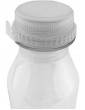 Clear Juice Bottles with Tamper Evident Lids 500 mL 17oz 20 Pack of Bottles Ideal for Water Fresh Fruit Juices Lemonade Milk and Other to-Go Beverages Hand Washable and Reusable - B08SC1G4VBN