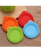 IENNSA 3 In 1 Reusable Food Storage Keep Fresh Tin Cover Cans Cap Pet Can Box Cover Silicone Can Lid Hot Kitchen Supply Color : Orange - B0928N8X1XT