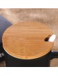 Lid With Spoon Hole Compatible Mug Cover Mason Jar Cap Kitchen Organization Bamboo Wood Seasoning Bottle Capsouter diameter 106mm-with spoon hole - B0B28X4SPHG