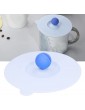 Mug Cover Cold Resistance Silicone Mug Lid Heat Resistance for Home for OfficeLight Blue - B09HHMH9PTU