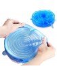 ORBLUE Silicone Stretch Lids | Silicone Lids Food Covers for Bottle Bowl Even for Watermelon | Say No to Cling Film Polluting Our Planet Use Reusable Silicone Lids 6-Pack - B017STB5T0L