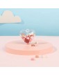 Plastic heart-shaped Ball Bath Accessories Food Packaging Heart Shape Bath Bomb DIY Creative Sugar Box5cm - B0B19DFV7TJ
