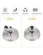 sourcing map 2pcs Stainless Steel Regular Mouth Mason Jar Pour Spout Lids with Plastic Caps for Olive Oil Cocktail Dispenser and Salad Dressing Shaker - B07ZTHSGNHH