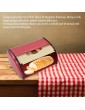 Bread Bin Snack Box Large Capacity Metal Bread Bin Saves space on your bakery kitchen counter red - B09W8JDTWTS
