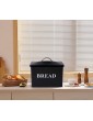 Extra Large Space Saving Vertical Bread Box Holds 2 Loaves Cream Extra Large Breadbox Bread Holder 32cmL x 18cmW x 22cm H Black with Bread Lettering - B07WW5SSM3I