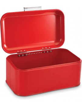 Polder Mini Retro Bin Stainless Steel Red - B00F5274NOE