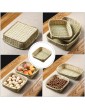 Tomaibaby Rattan Storage Basket Bin Hand Woven Wicker Basket Picnic Basket Snack Serving Tray Food Bread Fruit Storage Container - B09BBF9LRRM