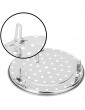 2Pcs Steaming Rack with Removable Legs Steaming Stand for Pots Pans Crock Pots with Supporting Feet Steam Holder Stainless Stainless Steel Chinese Steaming Rack - B08PL2CC7YE