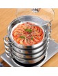 DOITOOL Steamer Pot Stainless Steel Stockpot 4 Tier Steaming Cookware for Veggie Fish Seafood Cooking - B08Z7GW1C9O