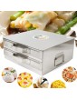 Food Steamer 2 Layer Chinese Rice Noodle Roll Steamer Stainless Steel Steamed Rice Roll Steamer Guangdong Recipes Chinese Cuisine Recipes Cookware - B08XXJVF3NS