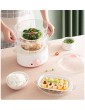 JHYS Timing Electric Steamer Multifunctional Household Automatic Power-Off Steamer Seafood Steamer Egg Steamer Vegetable Steamer Pink - B09B4QYHX2Q