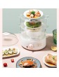 JHYS Timing Electric Steamer Multifunctional Household Automatic Power-Off Steamer Seafood Steamer Egg Steamer Vegetable Steamer Pink - B09B4QYHX2Q