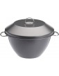 MasterClass Non Stick Pudding Steamer with Recipe Leaflet in Gift Box Robust Carbon Steel 2 Litre Black - B001RPH3IOB