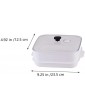 SOLUSTRE Microwave Steamer Fish and Vegetable Steamer Microwave Cooker Pan for Home Kitchen - B08R8R23B7F