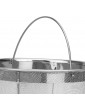 Steamer Basket | Stainless Steel Steam Basket | Pressure Cooker Accessories | Vegetable Steamer Basket | Strainer with Handle | Saucepan Insert | M&W - B08W9W5WNME