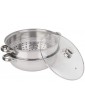 Steamer steam Pot steam Pot for Stainless cookware Kitchen Bread Household Steaming Bread - B08J896D49Z