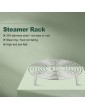 YHUS Steamer Rack Round Steam Holder Tray Stainless Steel Pot Trivet Steamer Rack Cooker Accessories for Home Kitchensize:20x4cm - B09GYKC7MHV