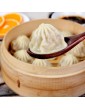 YUHO Asian Kitchen 8 Inch Bamboo Steamer Basket Individually Box 2 Tiers & Lid 10 Parchment Liners 100% Natural Bamboo Perfect For Steaming Dumplings Vegetables Meat Rice Healthy Lifestyle - B07F8MXMG8G