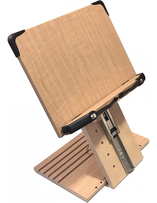 A+ Book Stand BS1500PRO Book Holder w Adjustable Height Eye-Level College Textbooks Cookbook Heavy Duty Angle Foldable Reading Desk Sturdy Bookstand-Bookstands-Music Books Tablet Ergonomic Recipe - B082GL6F6FL