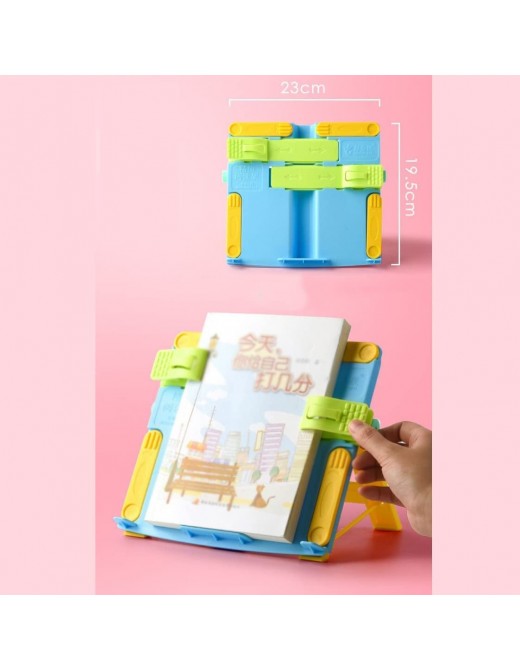 ADIE exquisite Cute Portable Book Stand Retractable Computer Holder School Office Textbooks Cookbook Shelf Fixed Reading Rack Gift - B0B1PMH7K9O