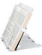 Book Stand Metal Adjustable Book Holder Stand Folding Anti-Slip Cook Book Stands and Holders for Kitchen Portable Music Book Holder Stand - B08S6V78D2Y