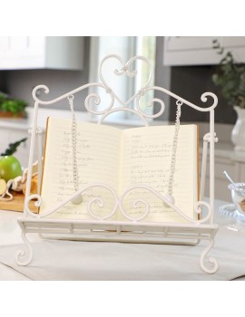 Dibor Cookbook Stand Cream Recipe Book Holder Tablet Easel - B01MXGSBFNF