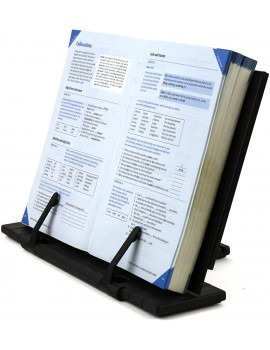 H&S Book Stand Recipe Cookbook Holder Stand Kitchen Bookrest Reading Rest Metal - B016LHY28GS