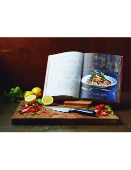 Jamie Oliver JB8801 Bakeware Range Recipe Book and Tablet Holder Acacia Wood Natural 18x13x13 cm - B01D1WI7LWI